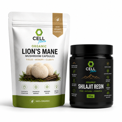 Cognitive Stack - 30 Lions Mane Capsules + 50g Shilajit Resin